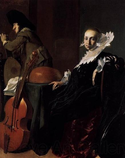 Willem Cornelisz Duyster Music-Making Couple Spain oil painting art